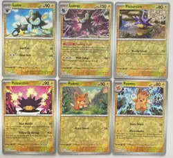 Pokemon Paldea Evolved - Reverse Holo Electric Type Card Lot 16x - Image 3
