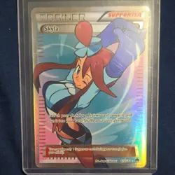 Pokemon Skyla Full Art Ultra Rare Holo Trainer Card 122/122 Breakpoint - Image 1