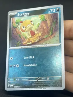 Scraggy 060/091 Reverse holo - LP - NM - Pokemon TCG Card - Image 2