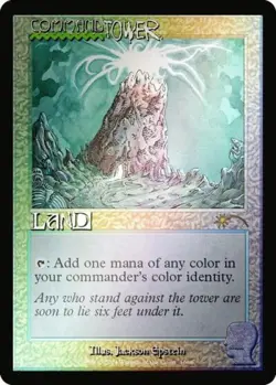 Command Tower (1666) (Rainbow Foil) -Foil Near Mint MTG Secret Lair - Image 1