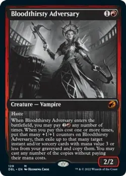 1 x Bloodthirsty Adversary - Innistrad: Double Feature - NM-Mint - MTG - Image 1