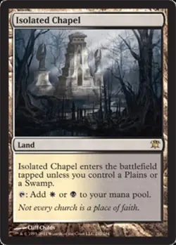 1 x Isolated Chapel - Innistrad - Light Play - MTG - Image 1