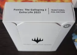 Magic the Gathering Ponies: The Galloping 2 Extra Life 2023 Foil Edition SEALED - Image 1