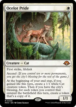 MTG Ocelot Pride Normal NM MH3 M 38 - Image 1