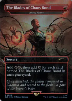 MTG The Blades of Chaos Bond (2209) | NM Foil | Secret Lair God of War {SLD} - Image 2