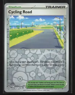 Cycling Road #157/165 SV: Scarlet & Violet 151 Reverse Holo Pokemon TCG NM/M - Image 1