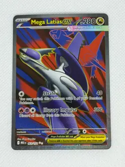 Mega Latias ex 163/132 Pokemon Mega Evolution Ultra Rare Near Min - Image 1