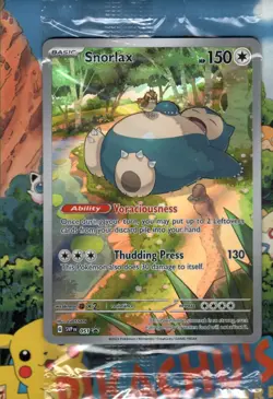 Pokemon TCG Snorlax Svp Black Star Promo SVP 051 SVP051 Holo Promo NM/M Sealed - Image 1
