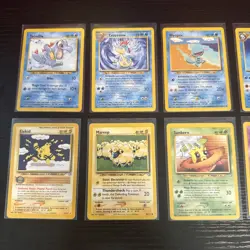 Pokemon TCG Neo Genesis Non-Holo Card Lot Of 10 LP-MP - Image 2