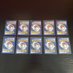 Pokemon TCG Neo Genesis Non-Holo Card Lot Of 10 LP-MP - Image 4