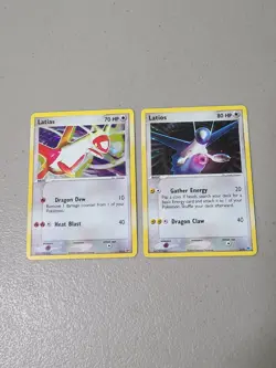 Pokemon TCG Latios 2/10 & Latias 4/10 EX Trainer Kit Holo Rare 2004 VTG NM - Image 1