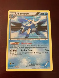 Samurott BW22 Black Star Promo Holo Rare 2011 Pokemon TCG Card - Image 1