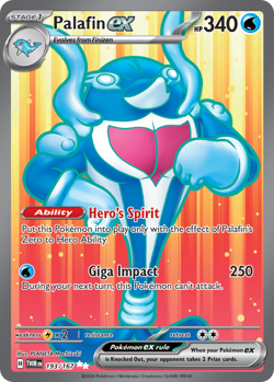 Palafin ex 193/167 Ultra Rare | Twilight Masquerade | Pokemon Card - Image 1