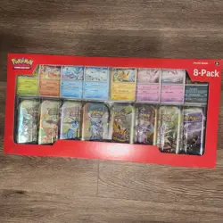 Pokemon Prismatic Evolutions Costco Sealed Mini Tins (8x) IN HAND - Image 2