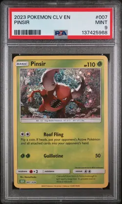 2023 POKEMON CLV-TRADING CARD GAME CLASSIC VENUSAUR & LUGIA EX DECK PINSIR PSA 9 - Image 1