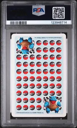 1998 POKEMON STADIUM BLUE VERSION PLAYING CARDS KING OF DIAMONDS NIDOQUEEN PSA 9 - Image 2