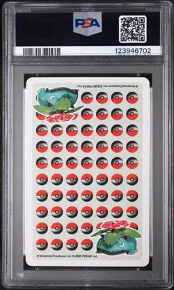 1998 POKEMON STADIUM GREEN VERSION PLAYING CARDS KING OF HEARTS BUTTERFREE PSA 8 - Image 2