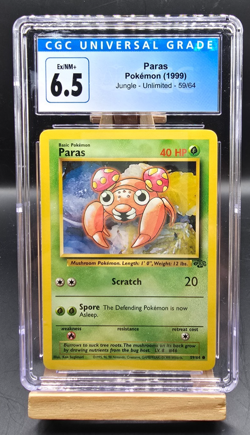 Pokemon Paras Jungle 1999 CGC 6.5 - Image 1