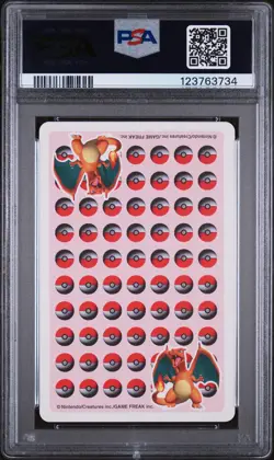 1998 POKEMON STADIUM RED VERSION PLAYING CARDS QUEEN OF DIAMONDS NIDORINO PSA 9 - Image 2