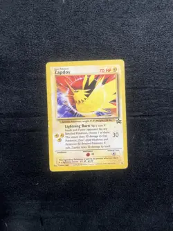 Pokemon Zapdos Black Star Promo #23 Legendary Birds Heavy Play - Image 1