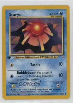 Staryu 1st Ed. Pokemon Neo Revelation #56 2001 - Image 1