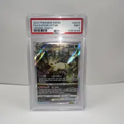 2023 Pokemon SWSH Crown Zenith #GG35 FA Leafeon VSTAR PSA 9 MINT - Image 1