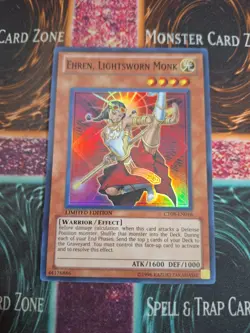 Yu-Gi-Oh! TCG Ehren, Lightsworn Monk CT08-EN016 Super Rare Limited Near Mint - Image 1