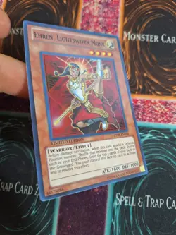 Yu-Gi-Oh! TCG Ehren, Lightsworn Monk CT08-EN016 Super Rare Limited Near Mint - Image 2