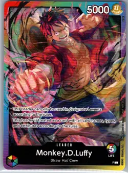 Monkey.D.Luffy (Release Event Leader) P English One Piece Promo - NM - Image 1