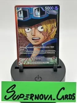 Sabo (004) (Alternate Art) OP13-004 Foil | Carrying On His Will | NM/MT ENG - Image 1