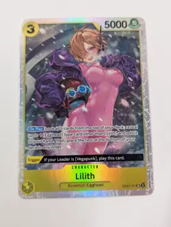 FOIL Lilith OP07-111 SR One Piece 500 Years in the Future Card English - Image 1
