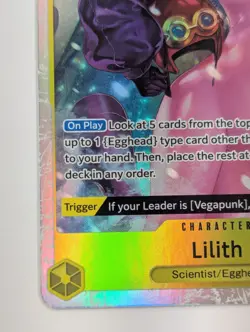 FOIL Lilith OP07-111 SR One Piece 500 Years in the Future Card English - Image 4