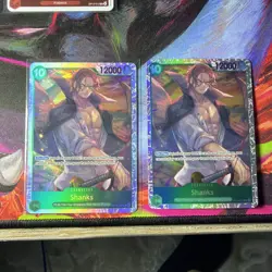 Shanks OP13-028 Carrying On His Will 2 Foil Card Play Set Lot One Piece - Image 1