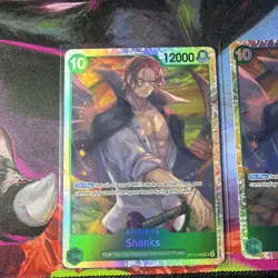 Shanks OP13-028 Carrying On His Will 2 Foil Card Play Set Lot One Piece - Image 2