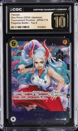 2024 ONE PIECE JPN TOURNAMENT PROMO FLAGSHIP BATTLE TOP 8 YAMATO CGC 10 PRISTINE - Image 1