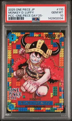 2025 ONE PIECE JPN PREMIUM COLLECTION ONE PIECE DAY'25 MONKEY D. LUFFY PSA 10 - Image 1