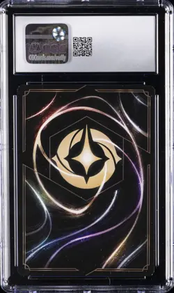 2023 DISNEY LORCANA THE FIRST CHAPTER ENCHANTED RAINBOW FOIL ALADDIN CGC 9.5 - Image 2