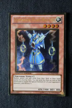 Thunder King Rai-Oh (GLD3-EN020, Gold Rare) [Light Play] Yugioh card - Image 1