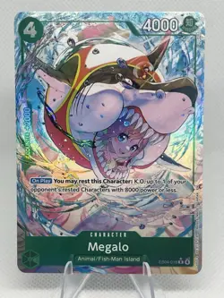 One Piece Megalo Character Card EB04-018 4000 Power Cost 4 CCG - Image 1