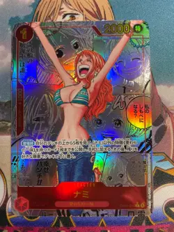 Nami OP01-016 Manga Parallel Comic Parallel One Piece Card - Image 1