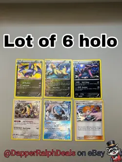 6 Random Pokemon Holo Cards 636996769739 - Image 1