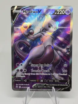 Pokemon Card TCG - Mewtwo V SWSH229 Black Star Promo Sword & Shield Promos NM - Image 2
