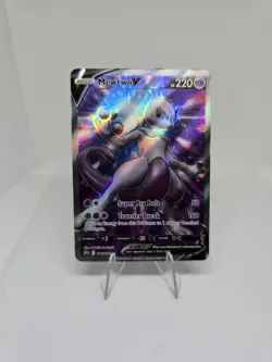 Pokemon Card TCG - Mewtwo V SWSH229 Black Star Promo Sword & Shield Promos NM - Image 3