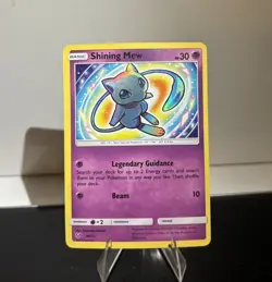 Pokemon TCG Shining Mew Holo Rare Card 40/73 Shining Legends Near Mint - Image 1