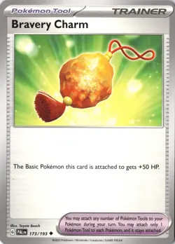4x Bravery Charm PLAYSET x4 Trainer Cards PAL NM Pokemon TCG FAST SHIPPING - Image 3