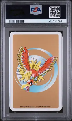 2000 POKEMON GOLD VERSION PLAYING CARDS 7 OF CLUBS #156A QUILAVA PSA 10 - Image 2