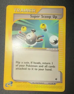 Pokemon Expedition 151/165 Super Scoop Up Card - Image 1