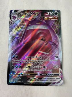 Gengar VMAX Fusion Single Strike 157/264 Pokemon Card (2021) - Image 1