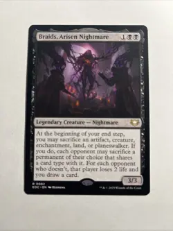 Braids, Arisen Nightmare - Commander: Edge of Eternities MTG Plus Bonus Card!!! - Image 1