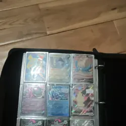 Pokemon TCG Card Lot Binder Mew Pikachu Charizard Holo Rare Standard Cards - Image 1